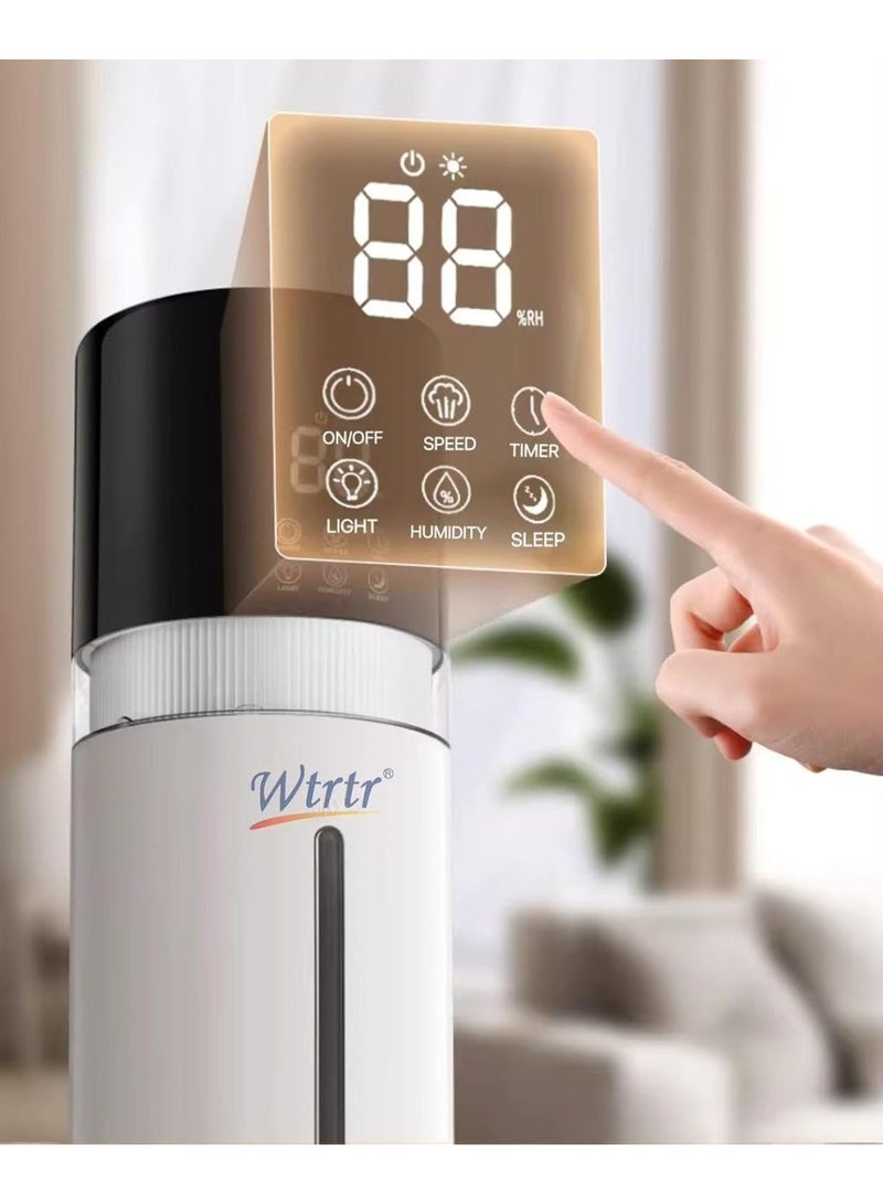 Wtrtr 7L Humidifiers, Floor humidifier，Bedroom Humidifiers for Large Room with Extended Tube, Room Cool Mist Humidifier (7L) - Image 4